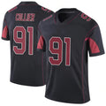 Blackjersey A.Cardinals #91 L.J. Collier Player Black Vapor Limited Elite Stitched Jerseys
