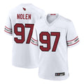Blackjersey A.Cardinals #97 Walter Nolen III Player White Game Stitched Jerseys