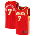 Blackjersey A.Hawks #7 Nickeil Alexander-Walker Red Fast Break Replica Jerseys - Icon Edition