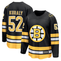 Blackjersey B.Bruins #52 Sean Kuraly Black Home Breakaway Player Stitched Jerseys