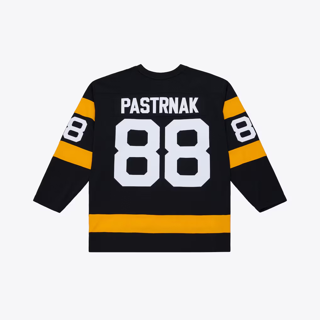 Blackjersey B.Bruins #88 David Pastrnak Mitchell & Ness Black 2015 Power Play Stitched Jerseys