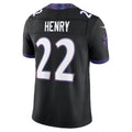 B.Ravens #22 Derrick Henry Black Blackjersey Alternate Alternate Vapor F.U.S.E. Stitched Limited Stitched Jerseys