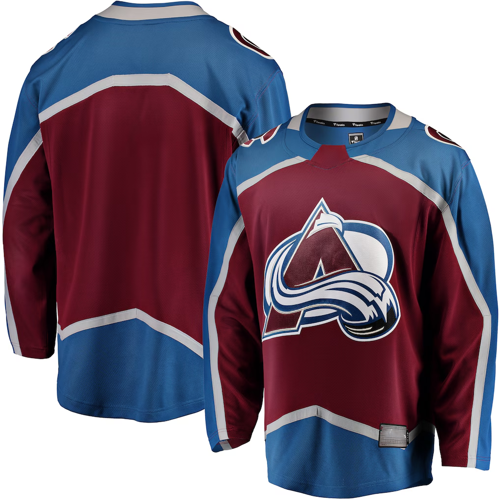Blackjersey C.Avalanche Maroon Breakaway Home Jerseys