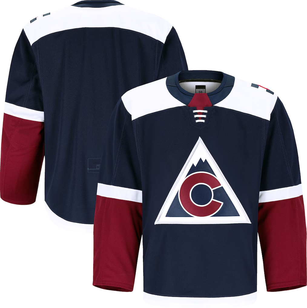 Blackjersey C.Avalanche Navy Alternate Authentic Pro Jerseys