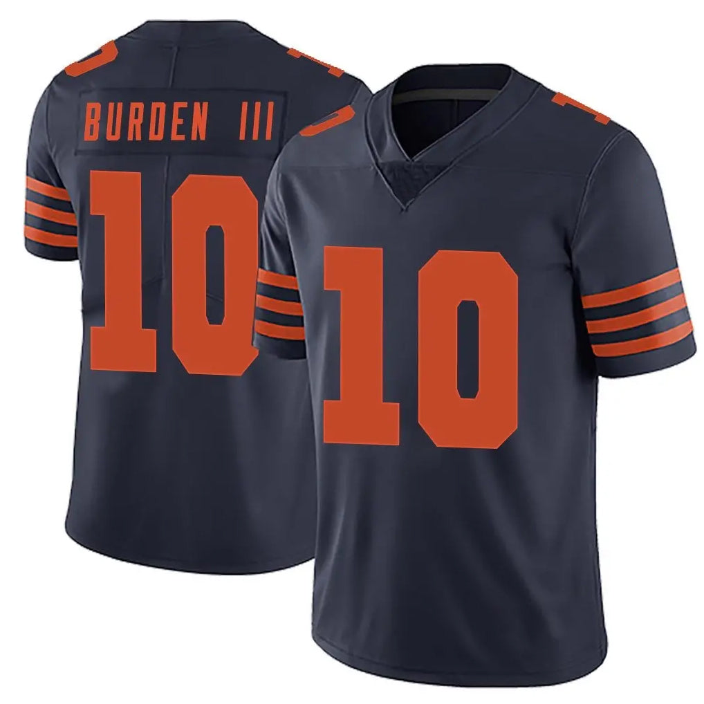 C.Bears #10 Luther Burden III Player Navy Blue Blackjersey Alternate Vapor Untouchable Limited Stitched Jerseys