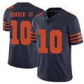 C.Bears #10 Luther Burden III Player Navy Blue Blackjersey Alternate Vapor Untouchable Limited Stitched Jerseys
