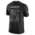 Blackjersey C.Bears #15 Rome Odunze Black 2026 Salute to Service Stitched Limited Jersey