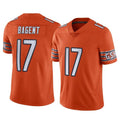 Blackjersey C.Bears #17 Tyson Bagent Player Orange Alternate Vapor Limited Home Game Stitched Jerseys