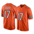 Blackjersey C.Bears #17 Tyson Bagent Player Orange Home Game Stitched Jerseys
