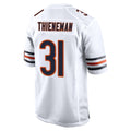 Blackjersey C.Bears #31 Dillon Thieneman Player White Home Game Stitched Jerseys