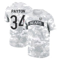 Blackjersey C.Bears #34 Walter Payton Player Arctic Camo Salute to Service Performance T-Shirt Limited Stitched Jerseys