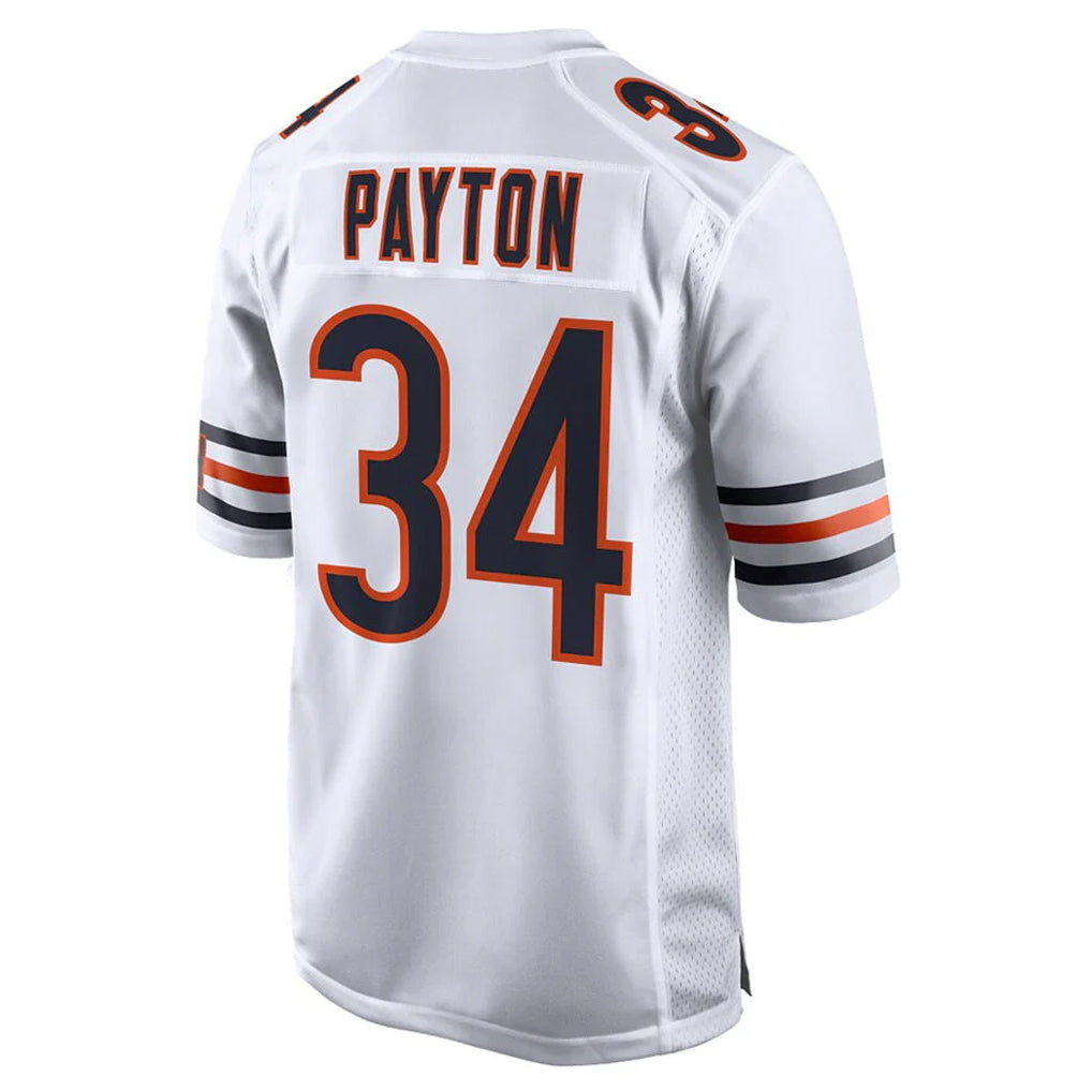 Blackjersey C.Bears #34 Walter Payton Player White Home Game Stitched Jerseys