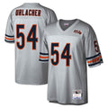 Blackjersey C.Bears #54 Brian Urlacher Player Silver Mitchell & Ness Legacy Replica Stitched Jerseys