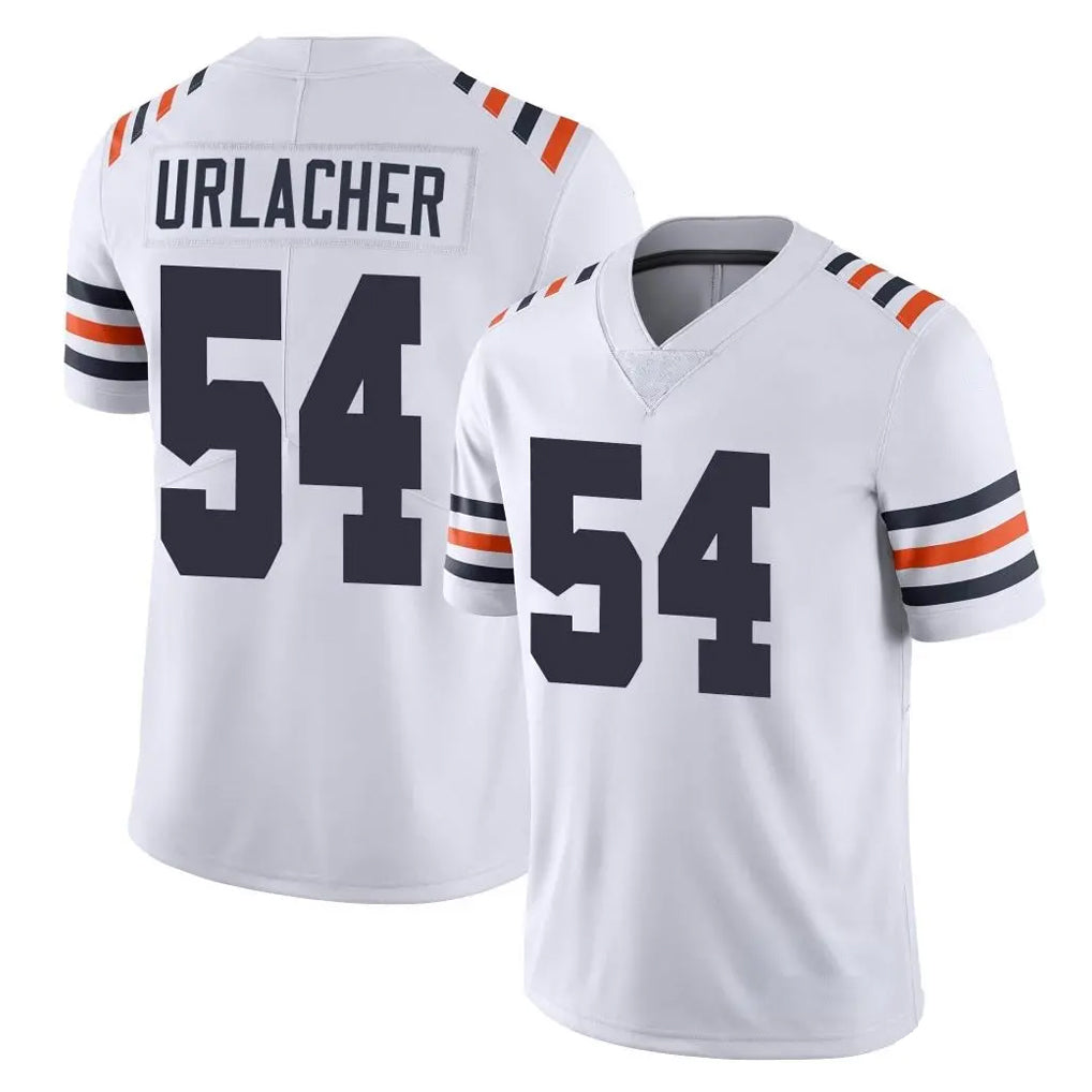 Blackjersey C.Bears #54 Brian Urlacher Player White Classic Vapor Limited Home Game Stitched Jerseys