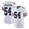 Blackjersey C.Bears #54 Brian Urlacher Player White Classic Vapor Limited Home Game Stitched Jerseys