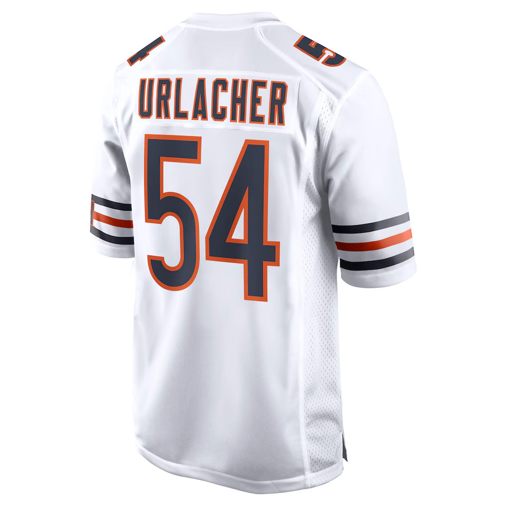 Blackjersey C.Bears #54 Brian Urlacher Player White Home Game Stitched Jerseys