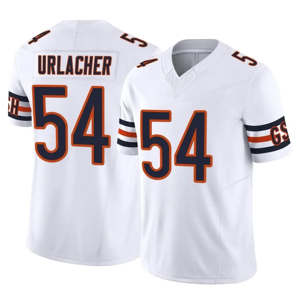Blackjersey C.Bears #54 Brian Urlacher Player White Vapor F.U.S.E. Limited Home Game Stitched Jerseys