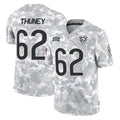 Blackjersey C.Bears #62 Joe Thuney Player Arctic Camo Salute to Service Limited Stitched Jerseys