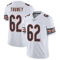 Blackjersey C.Bears #62 Joe Thuney Player White Vapor Untouchable Limited Home Game Stitched Jerseys