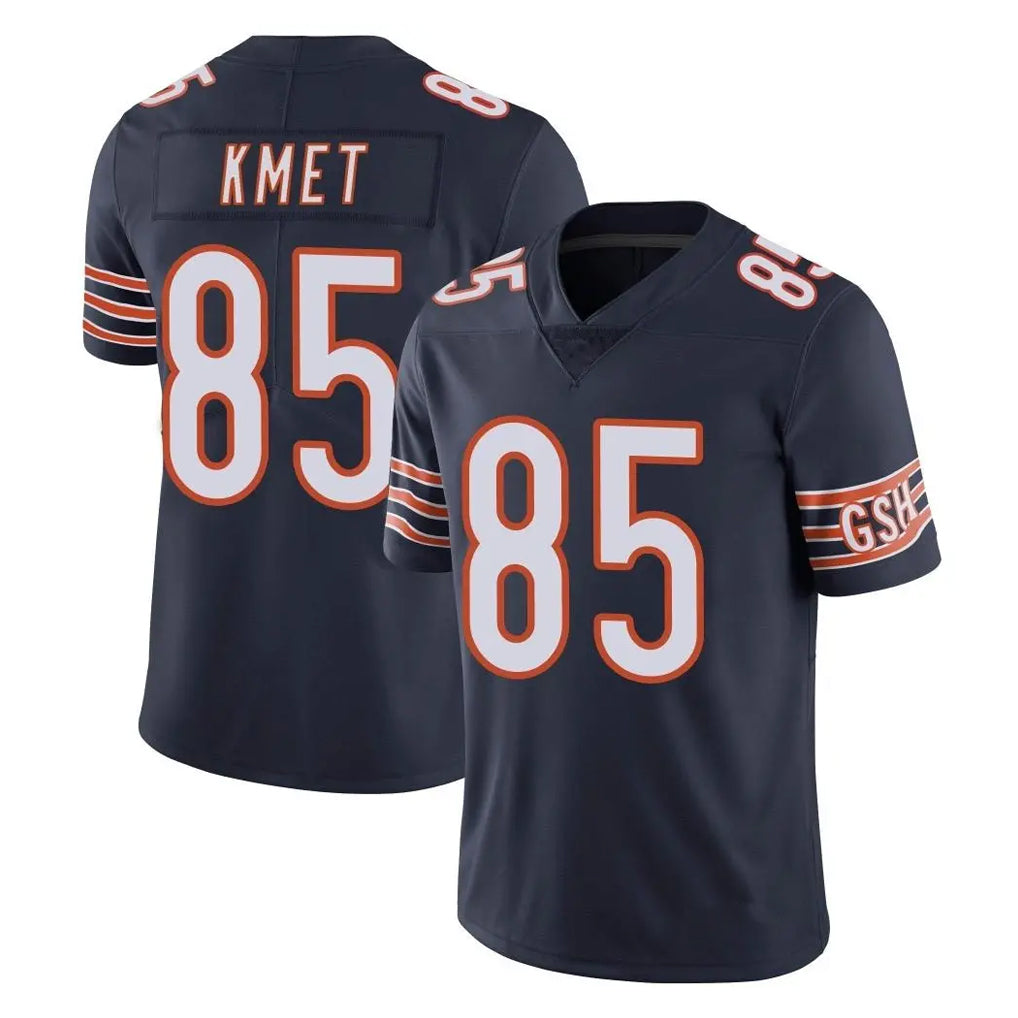 Blackjersey C.Bears #85 Cole Kmet Player Navy Vapor Untouchable Limited Home Game Stitched Jerseys