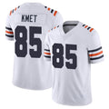 Blackjersey C.Bears #85 Cole Kmet Player White Classic Vapor Limited Home Game Stitched Jerseys