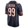 Blackjersey C.Bears #99 Gervon Dexter Sr. Player Navy Home Game Stitched Jerseys