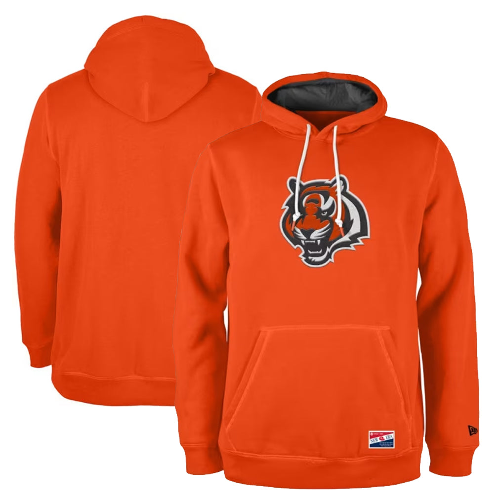 Blackjersey C.Bengals Orange Salute to Service Pullover Hoodie Limited Blank Player Stitched Jerseys