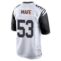 Blackjersey C.Bengals #53 Boye Mafe Player White Alternate Home Game Stitched Jerseys