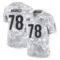 Blackjersey C.Bengals #78 Anthony Munoz Player Arctic Camo Salute to Service Limited Stitched Jerseys