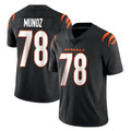 Blackjersey C.Bengals #78 Anthony Munoz Player Black Vapor Untouchable Limited Home Game Stitched Jerseys