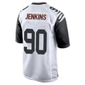 Blackjersey C.Bengals #90 Kris Jenkins Jr Player White Alternate Home Game Stitched Jerseys