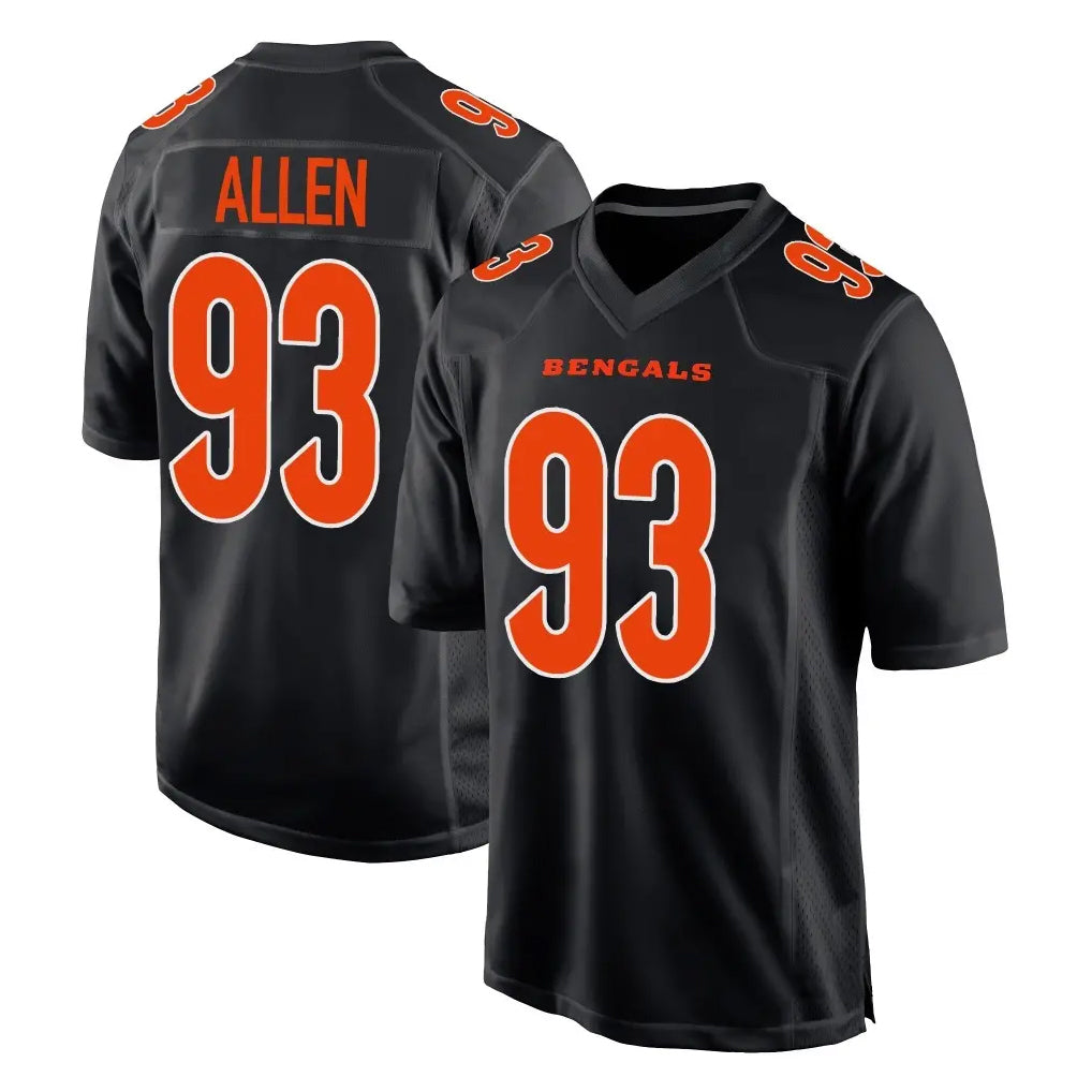 Blackjersey C.Bengals #93 Jonathan Allen Player Arctic Camo Salute to Service Pullover Hoodie Limited Stitched Jerseys