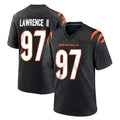 Blackjersey C.Bengals #97 Dexter Lawrence II Player Black Home Game Stitched Jerseys