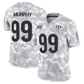 Blackjersey C.Bengals #99 Myles Murphy Player Arctic Camo Salute to Service Limited Stitched Jerseys
