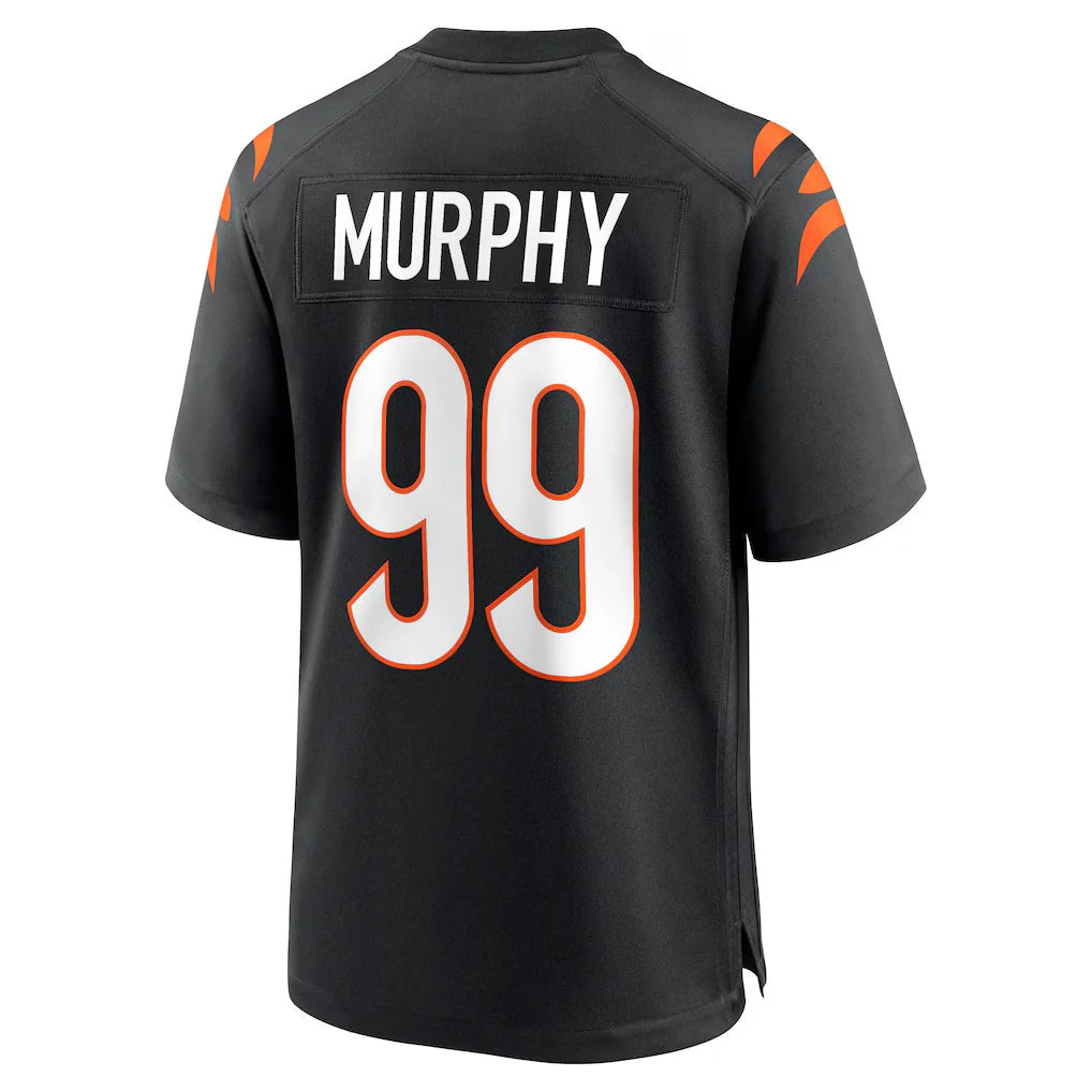 Blackjersey C.Bengals #99 Myles Murphy Player Black Home Game Stitched Jerseys