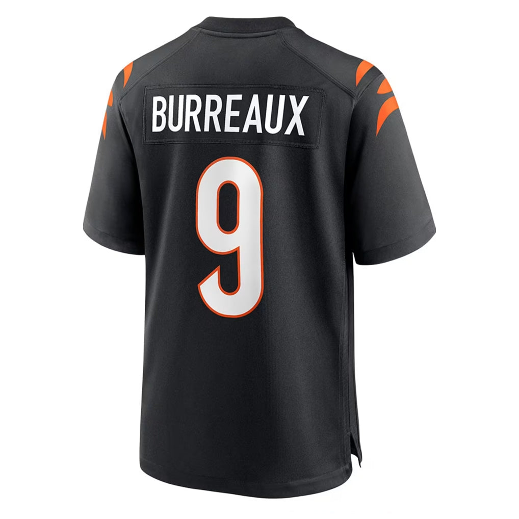 Blackjersey C.Bengals #9 Joe Burrow Player Black Home Game Stitched Jerseys
