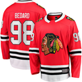Blackjersey C.Blackhawks #98 Connor Bedard Red Home Breakaway Player Jerseys