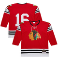 Blackjersey C.Blackhawks #16 Bobby Hull Scarlet 1960-61 Power Play Jerseys