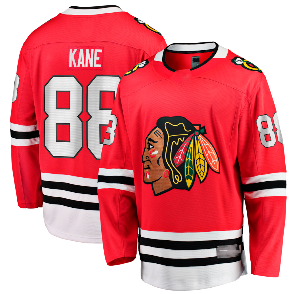 Blackjersey C.Blackhawks #88 Patrick Kane Red Home Breakaway Jerseys