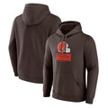 Blackjersey C.Browns Brown Primetime Lockup Pullover Hoodie Blank Player Stitched Jerseys
