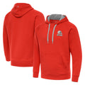 Blackjersey C.Browns Orange Brushed Carbon Pullover Hoodie Blank Player Limited Stitched Jerseys