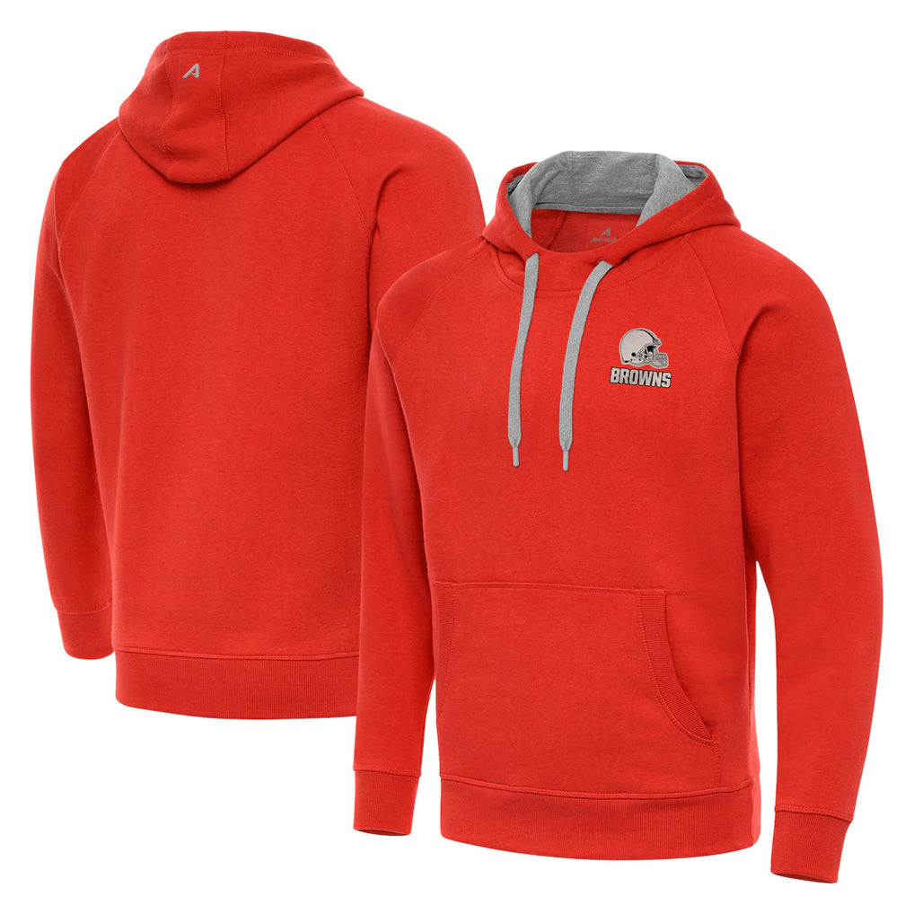 Blackjersey C.Browns Orange Brushed Carbon Pullover Hoodie Blank Player Limited Stitched Jerseys
