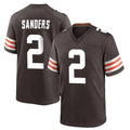 Blackjersey C.Browns #2 Shedeur Sanders Player Brown Home Game Stitched Jerseys