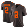 Blackjersey C.Browns #2 Shedeur Sanders Player Brown Limited Vapor F.U.S.E. Alternate Game Stitched Jerseys