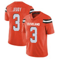 Blackjersey C.Browns #3 Jerry Jeudy Player Orange Alternate Vapor Untouchable Limited Home Game Stitched Jerseys