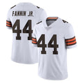 Blackjersey C.Browns #44 Harold Fannin Jr. Player White Vapor Untouchable Limited Home Game Stitched Jerseys
