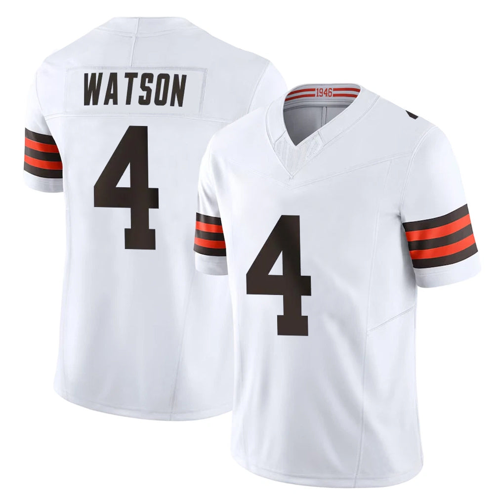 Blackjersey C.Browns #4 Deshaun Watson Player White Vapor F.U.S.E. Limited Home Game Stitched Jerseys