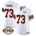 Blackjersey C.Browns #73 Joe Thomas Player White Limited Vapor F.U.S.E. Alternate Game Stitched Jerseys