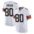 Blackjersey C.Browns #80 Jamari Thrash Player White Vapor Untouchable Limited Home Game Stitched Jerseys