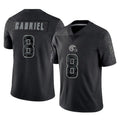 Blackjersey C.Browns #8 Dillon Gabriel Player Black Reflective Home Game Stitched Jerseys